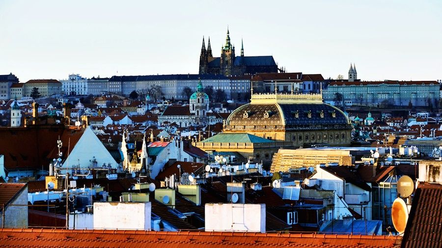 Mooo Downtown Aparthotel Praga Exterior foto