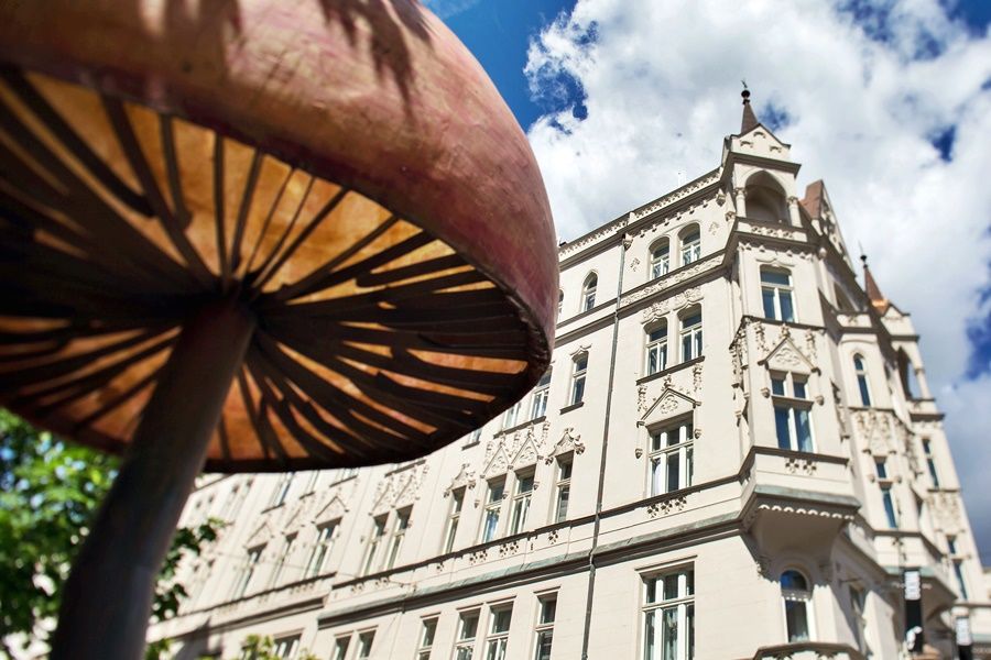 Mooo Downtown Aparthotel Praga Exterior foto